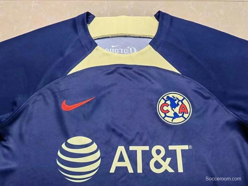 23/24 Club America Navy Training Jersey