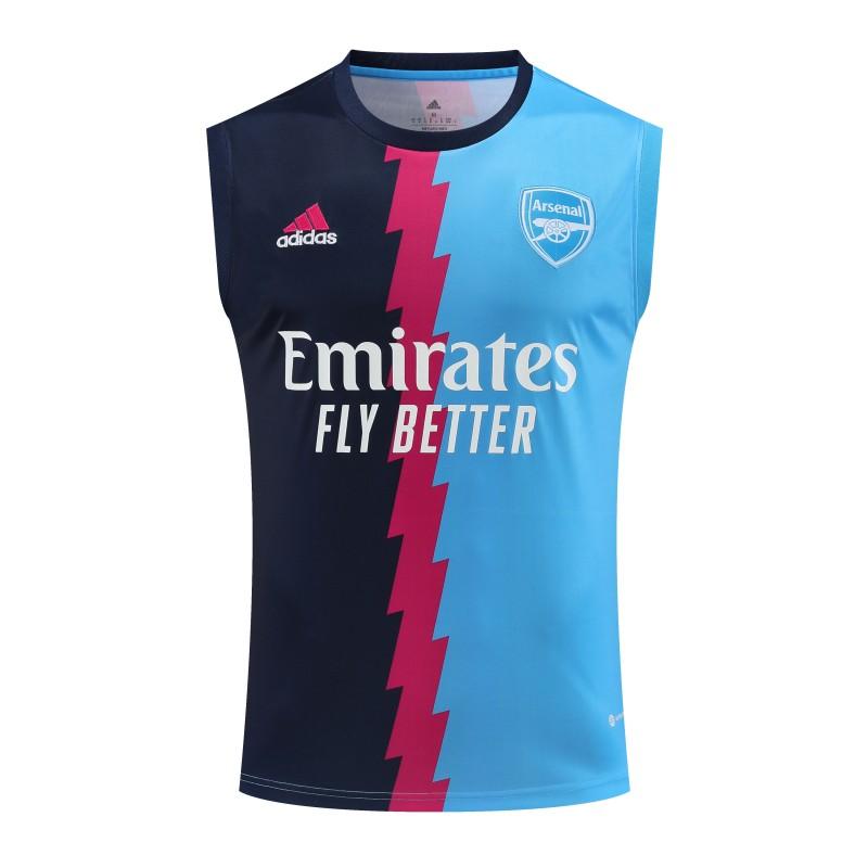 23-24 Arsenal Blue/Navy Vest Jersey+Shorts