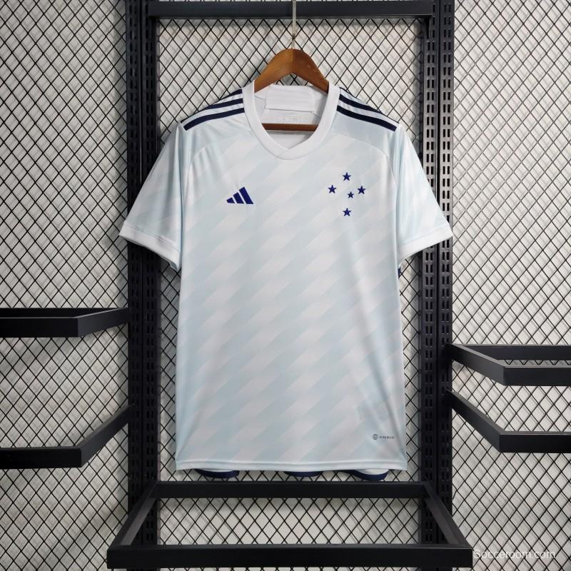 23-24 Cruzeiro Away White Jersey