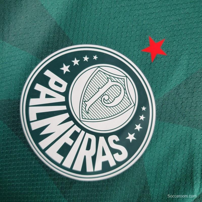 23-24 PALMEIRAS Home Long Sleeve Jersey