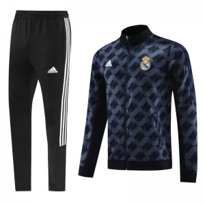 23/24 Real Madrid Black Full Zipper Jacket+Pants