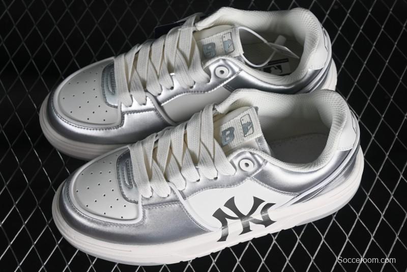 MLB Chunky Liner Metal Senior Series Lightweight Platform Casual Sneakers with 6cm Height Increase - 3ASXCLH3N50GRS