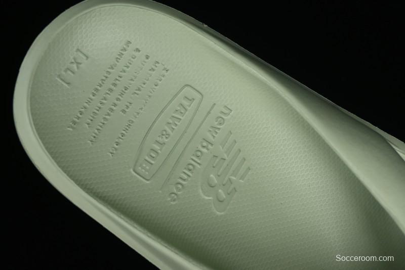 New Balance NB x TAW&TOE Collaboration Green Ultra-Soft Cloud Cushion Beach Casual Flip Flops - SD5601GIG