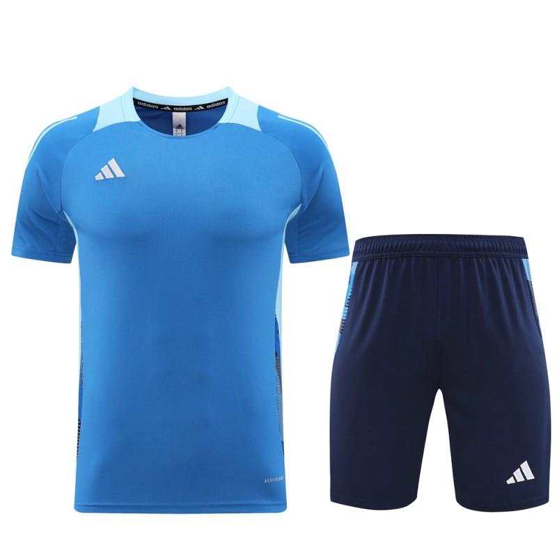 24/25 Adidas Blue Short Sleeve Jersey+Shorts