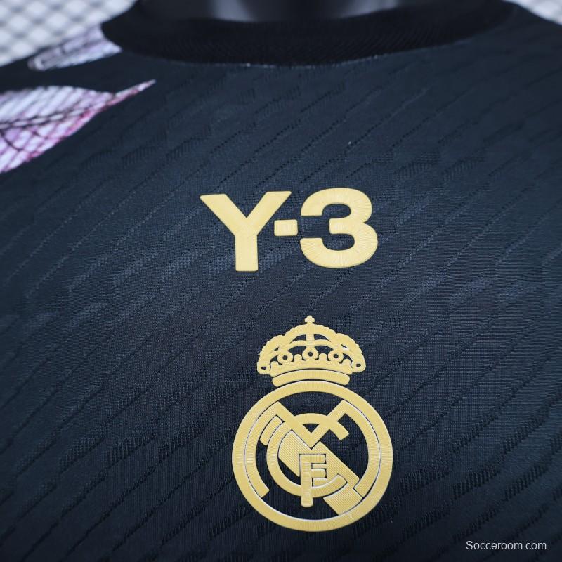 Player Version 2024 Real Madrid x Y3 Black Special Jersey