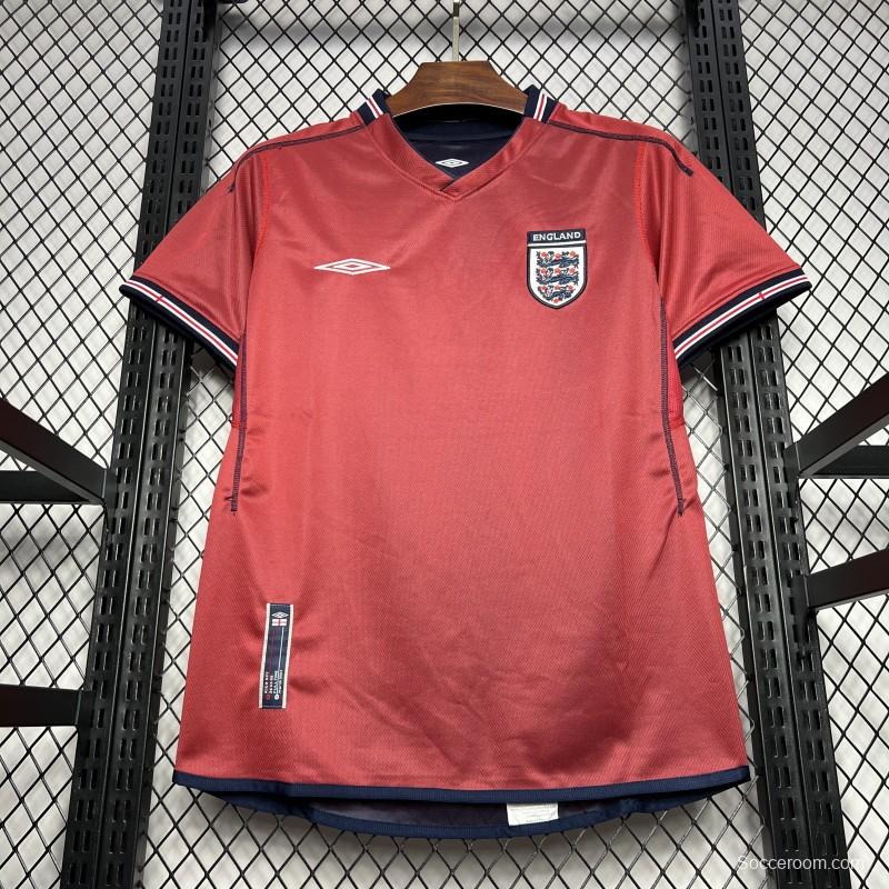 Retro 2002 England Away Jersey