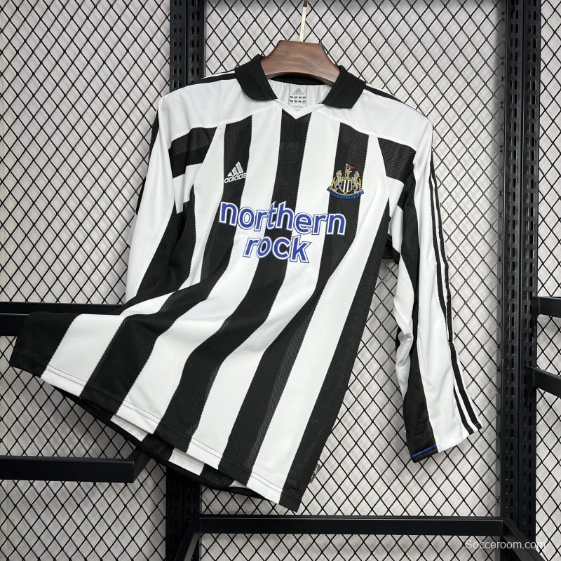 Retro 03/05 Newcastle United Home Long Sleeve Jersey