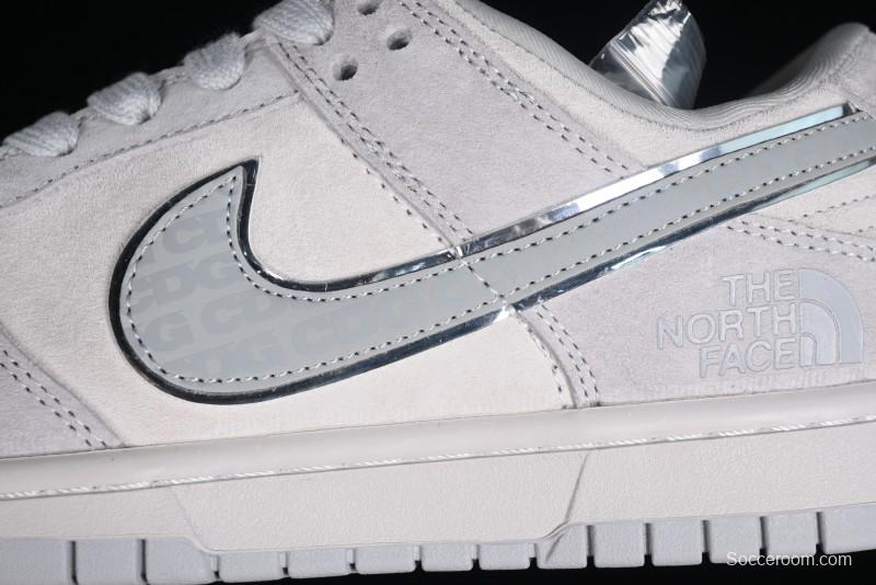 Nike Dunk Low The North Face CDG Collaboration - Light Grey Skateboarding Shoes - DQ1098-338