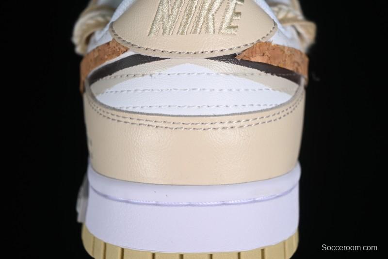 Nike Dunk Low Panda Prank Universe Exploration - Star Exploration Mocha SB Strap Low-top Casual Skate Shoes - DV0833-100