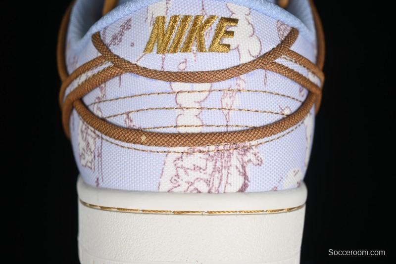 Nike SB Dunk Low Premium "Pastoral Print" Skateboarding Shoes - FN5880-001