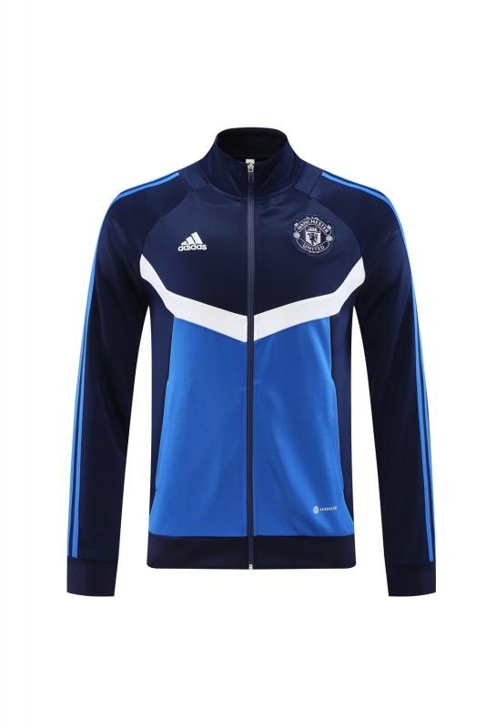 24/25 Manchester United Navy/Blue Full Zipper Jacket +Long Pants