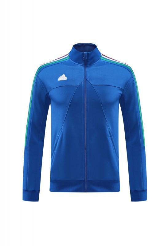 2024 Adidas Blue Full Zipper Jacket +Long Pants