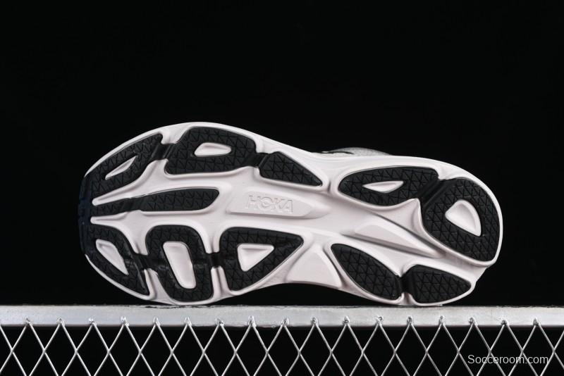 HOKA ONE ONE Bondi 8 Performance Cushioned Running Shoes with Engineered Mesh Upper - 1123202 SHMS