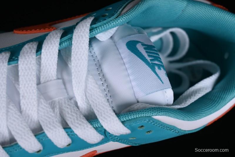 Nike SB Dunk Low Casual Skate Shoes in White Green Orange - DV0833-102