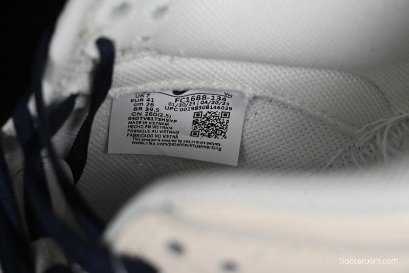 Nike SB Dunk Low LV Collaboration - Suede Navy Blue Anniversary High-End Custom Low-Top Casual Sneakers - FC1688-134