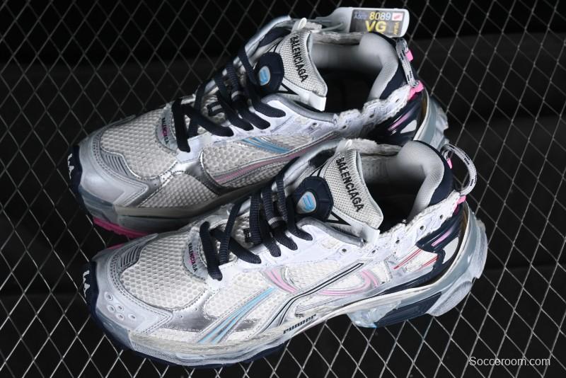 Balenciaga Runner Kith Four Color Retro Casual Sneakers - W3RMU9154