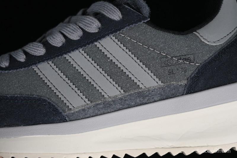 Adidas Originals SL 72 Retro Running Shoes with Nylon Upper and Rubber Outsole - IH5633