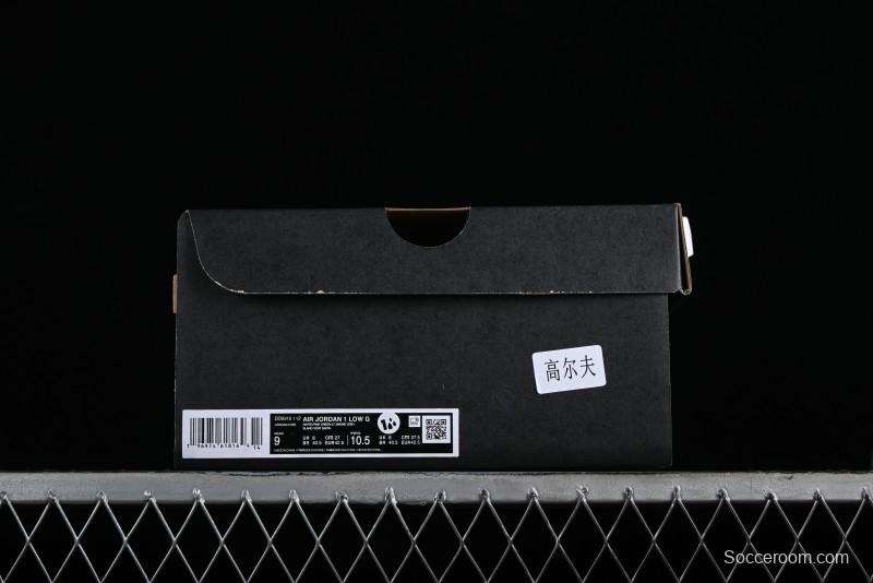 Nike Air Jordan 1 Low Golf Shoes Retro Grey White Green - DD9315-112