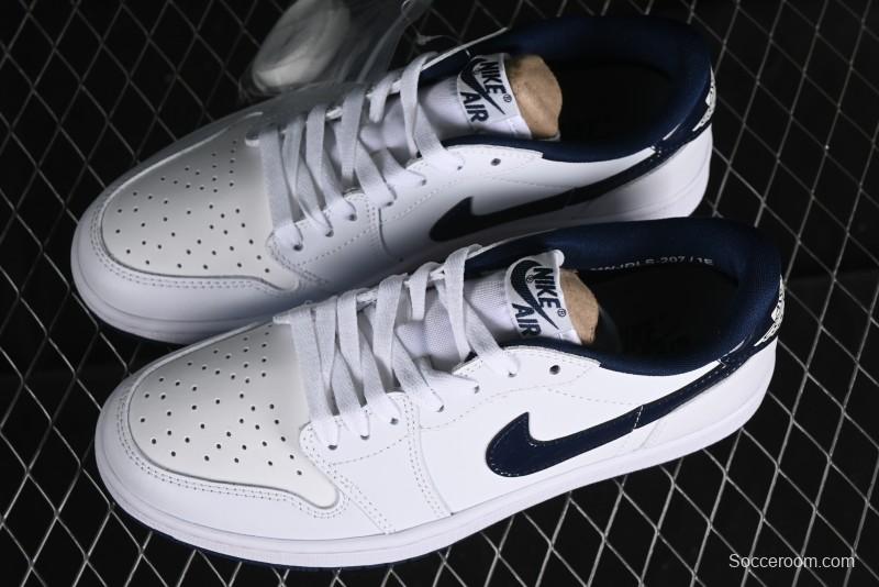 Nike Air Jordan 1 Low '85 Metallic Blue Retro Sneakers - FB9933-141