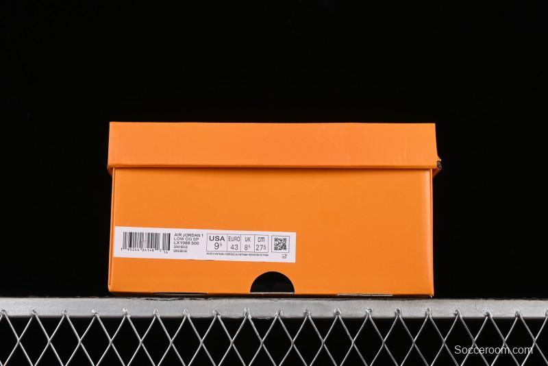 Nike Air Jordan 1 Low OG SP Travis Scott x Fragment Design Collaboration Sneakers - LX1988-700