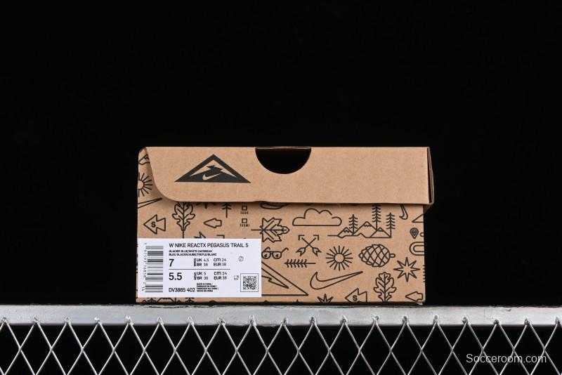 Nike Pegasus Trail 5 Off-Road Series Lightweight Comfortable Durable Low-Top Running Shoes - DV3865-402