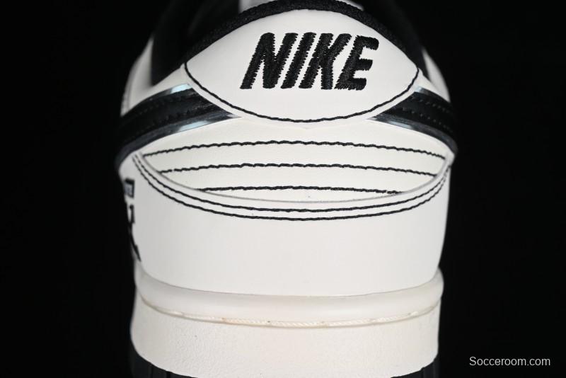 Nike SB Dunk Low OFF-WHITE Collaboration - Anniversary Edition Customized Low-Top Casual Skate Shoes - DJ2024-003