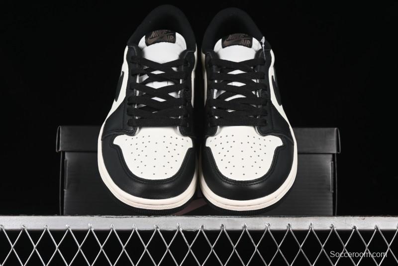 Nike Air Jordan 1 Low AJ1 Retro Basketball Shoes with Mocha Suede Accents - CZ0790-102