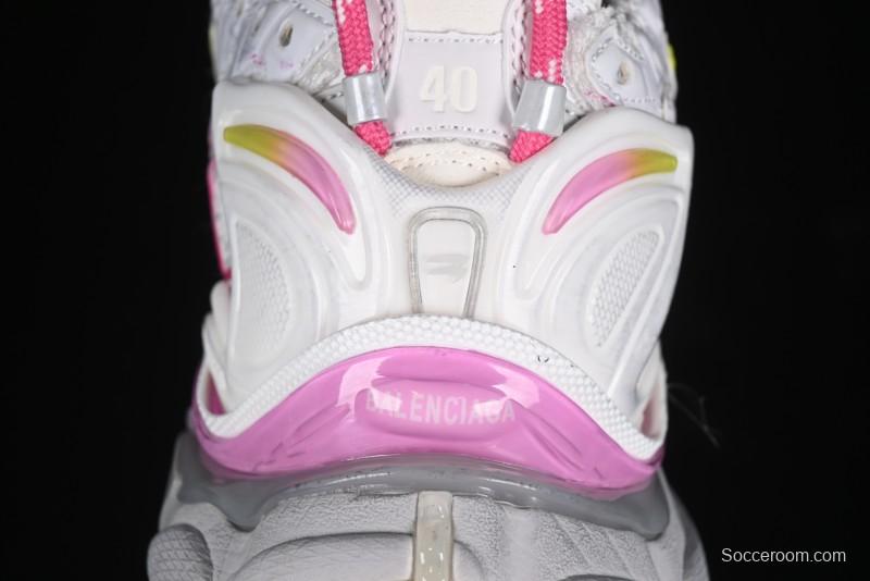 Balenciaga Runner Kith Four Color Retro Casual Sneakers - W3RMU9517