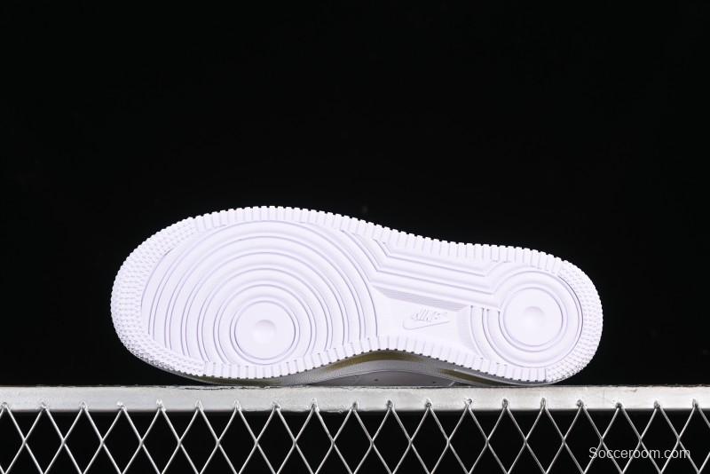 Nike Air Force 1 '07 Low Casual Sneakers with Anime-Inspired Hand-Painted Design and Triple Swoosh Shadow - CW2288-111