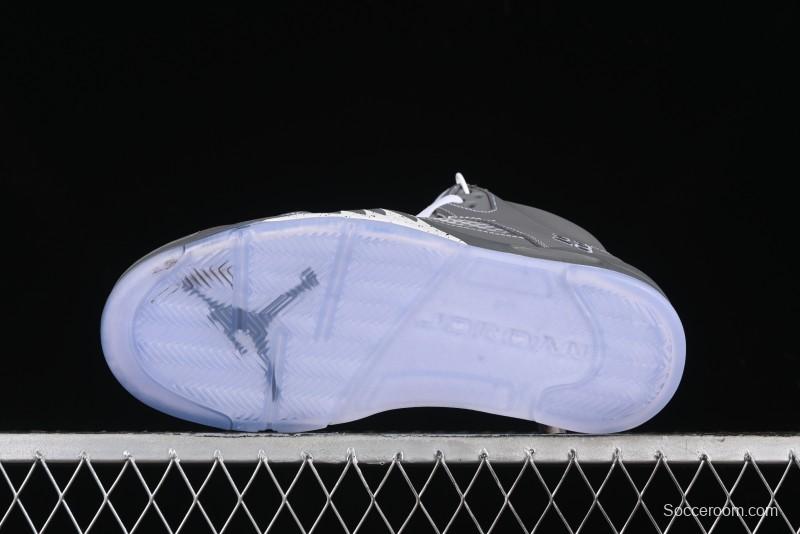 Nike Air Jordan 5 Retro Basketball Shoes with Grey Wolf Colorway - 136027-005