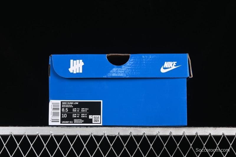 Nike SB Dunk Low x Undefeated Collaboration Low-Top Casual Skate Shoes - UN1697-611