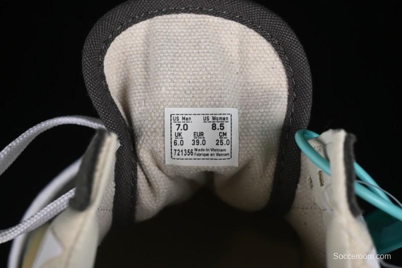 Vans Classics Knu Skool Low-Top Casual Sneakers with White Suede and Gum Sole - VN000CRPGRN