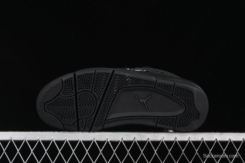 Nike Air Jordan 4 Retro Basketball Shoes with Mesh Design - FV7251-001