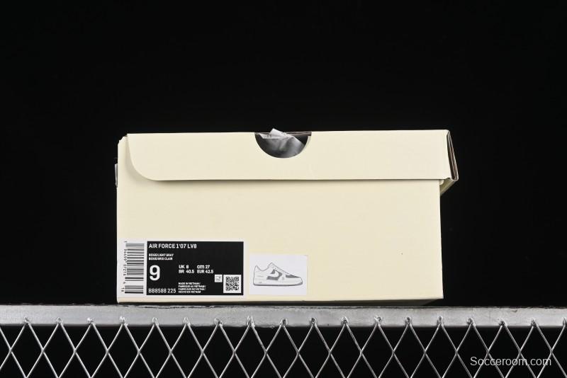 Nike Air Force 1 '07 Low Burberry Collaboration - Beige Grey Low-Top Casual Sneakers - BB8588-225