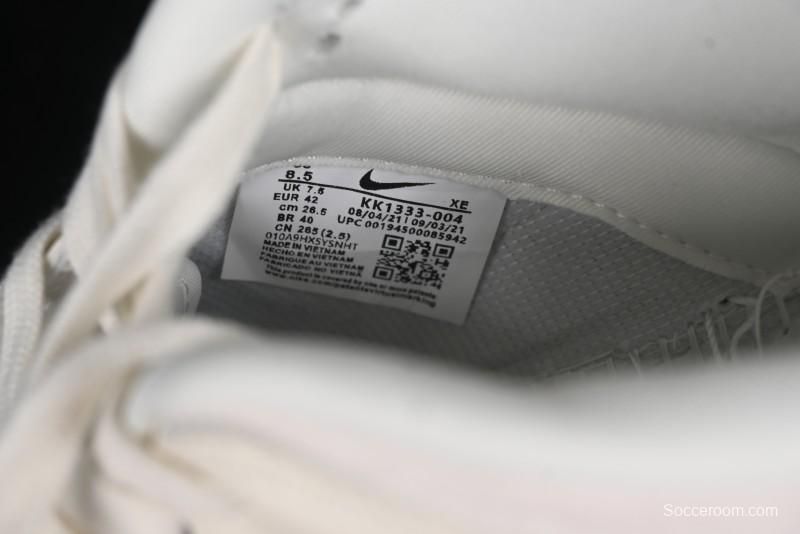 Nike SB Dunk Low Comme des Garçons Collaboration - Pigskin White Swoosh Anniversary Custom Low-Top Casual Skate Shoes - KK1333-004