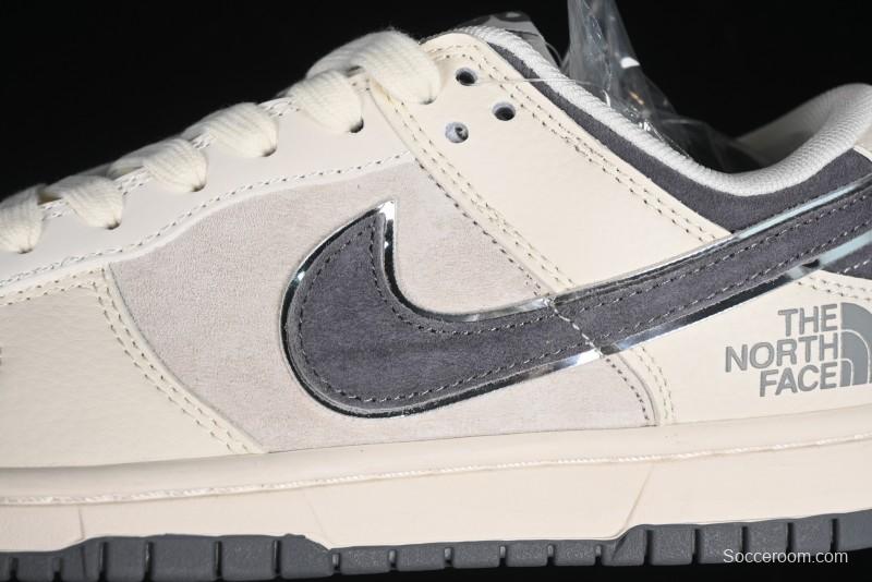 Nike SB Dunk Low The North Face Collaboration - Anniversary High-End Customized Low-Top Casual Skate Shoes - DQ1098-513