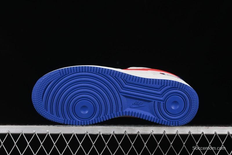 Nike Air Force 1 '07 Low Champion Collaboration - Blue White Red Low-Top Casual Sneakers - KK1988-002