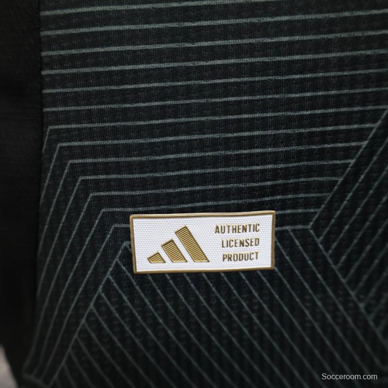 Player Version 25/26 Al-Ahli Saudi FC Black with Geometric Pattern Jersey