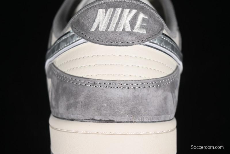 Nike SB Dunk Low UN Series - Diamond Ash Hook Anniversary High-End Custom Low-Top Casual Skate Shoes - DQ1098-518