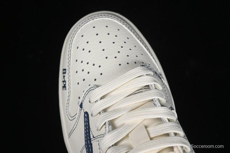 Nike Travis Scott x Fragment Design x Air Jordan 1 Low OG SP AJ1 Bape Collaboration - CH6336-008