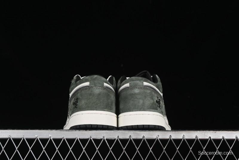 Nike Air Jordan 1 Low Retro Basketball Shoes Custom Wukong Edition - DC2024-031