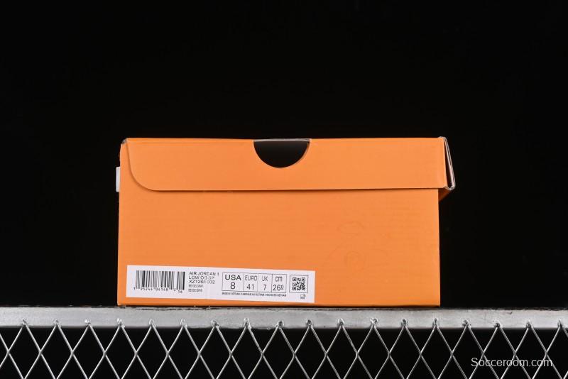 Nike Travis Scott x Fragment Design x Air Jordan 1 Low OG SP AJ1 LV Collaboration - XZ1268-002