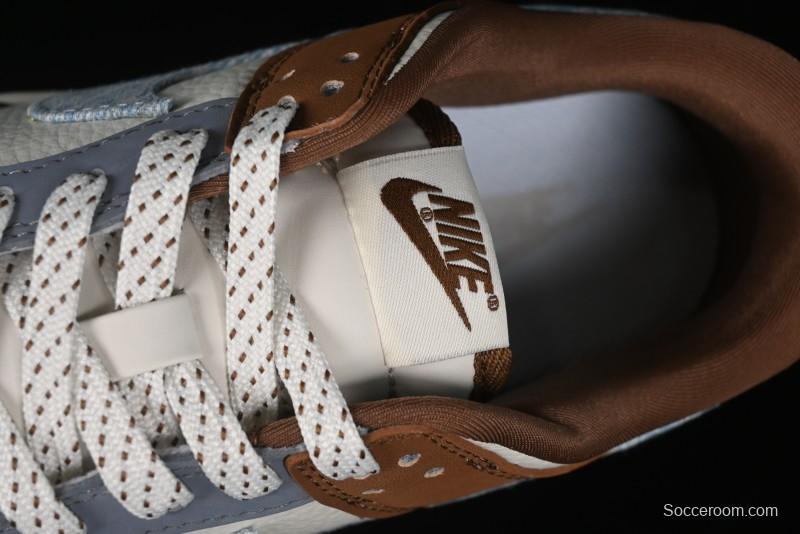 Nike SB Dunk Low Levi's Collaboration - White Grey Brown Anniversary Customized Low-Top Casual Sneakers - JH8310-958