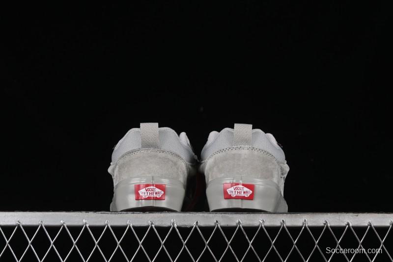 Vans Knu Skool Low Top Retro Casual Vulcanized Sneakers in Grey - VN000CRPBXC