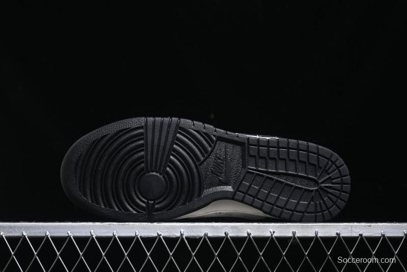 Nike SB Dunk Low Off-White Collaboration - Anniversary High-End Custom Low-Top Casual Skate Shoes - YX5066-211