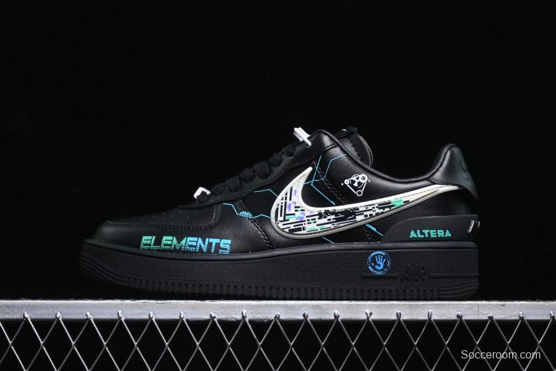 Nike Air Force 1 '07 Low Punk Future Cyberpunk Style Casual Sneakers - DV3464-011