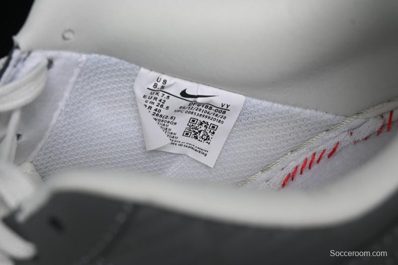 Nike Air Force 1 '07 Low Stussy Collaboration - Light Bone Shadow Low-Top Casual Sneakers - DF0180-008