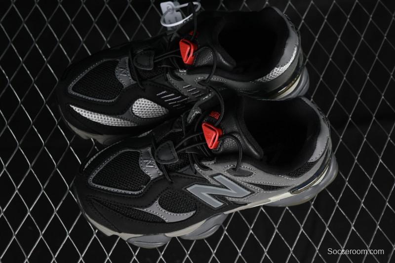 New Balance 9060 Series Hook and Loop Kids Sneakers - PV9060BLK