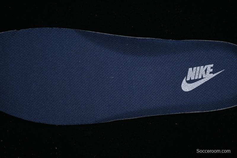 Nike Air Force 1 '07 Low Stussy Collaboration - Grey Blue Suede Low-Top Casual Sneakers - SJ6698-007