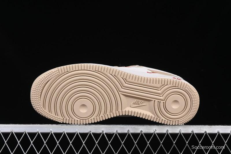 Nike Air Force 1 '07 Low The North Face Collaboration Casual Sneakers in Milk Tea - DM6688-048